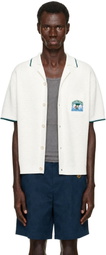 Casablanca White Palm Tree Emblem Shirt
