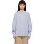 Tibi Blue Airy Alpaca Sweater