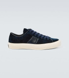 Tom Ford Cambridge velvet low-top sneakers