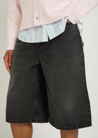 Ami Paris Denim Shorts Black