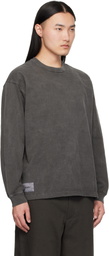 WTAPS Gray SIGN-OD Long Sleeve T-shirt