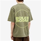 Boiler Room Men's Core Logo T-Shirt in Olive