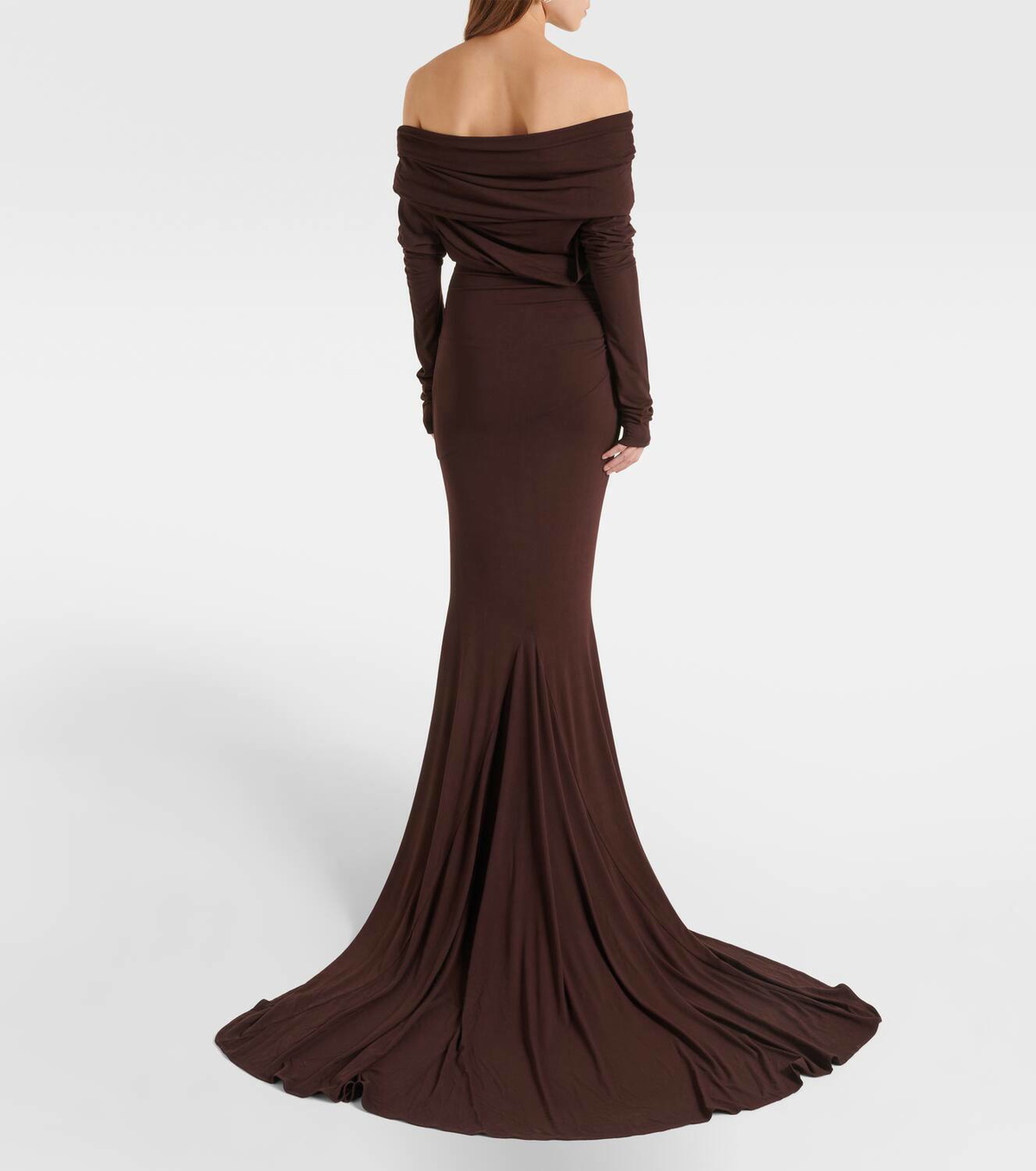 Entire Studios Bound off-shoulder gown
