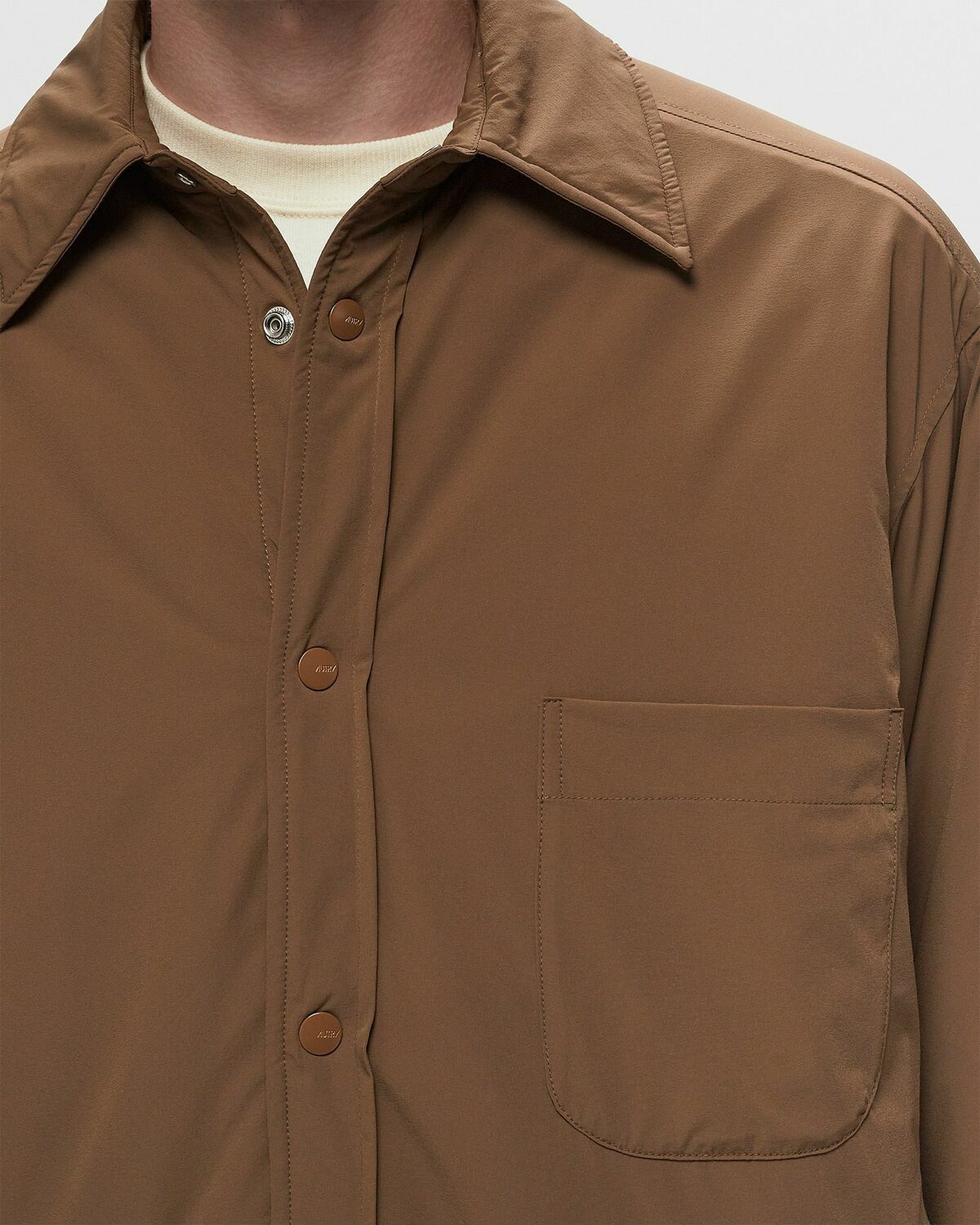 Autry Action Shoes Shirt Jacket Main Brown Overshirts