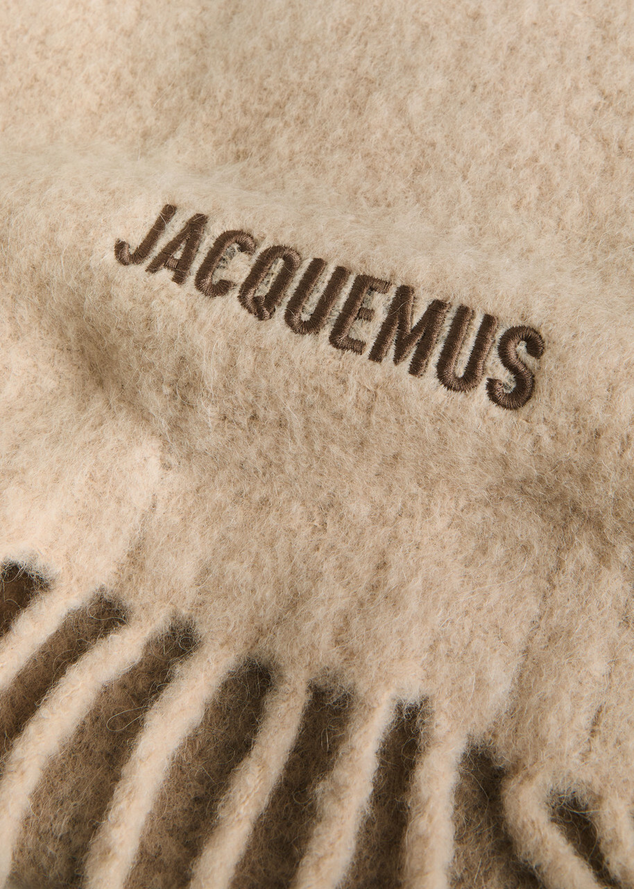Jacquemus Le Moisson Alpaca-blend Scarf - Beige - One Size