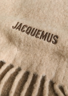 Jacquemus Le Moisson Alpaca-blend Scarf - Beige - One Size