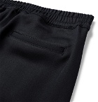 Dunhill - Navy Wool-Twill Drawstring Trousers - Men - Navy