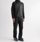 Bogner - Amaro-D Panelled Wool-Blend and Quilted Ripstop Down Hooded Ski Jacket - Gray