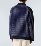 Miu Miu Striped cotton polo sweater