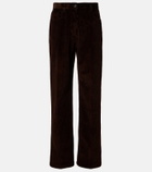 Miu Miu Cotton corduroy wide-leg pants