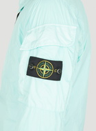 Compass Patch Jacket in Light Blue