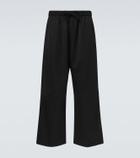 Simone Rocha Crêpe satin wide-leg pants