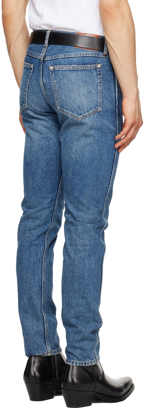 The Letters Blue Tapered Jeans
