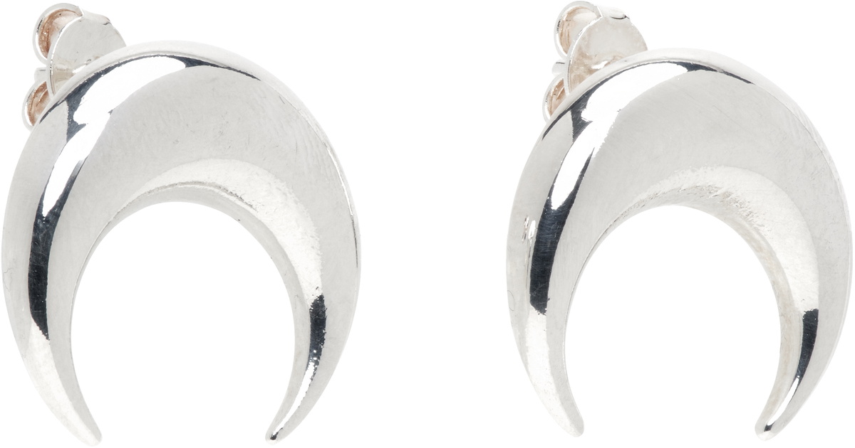 Marine Serre Moon Stud Earrings