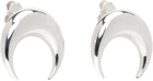 Marine Serre Moon Stud Earrings