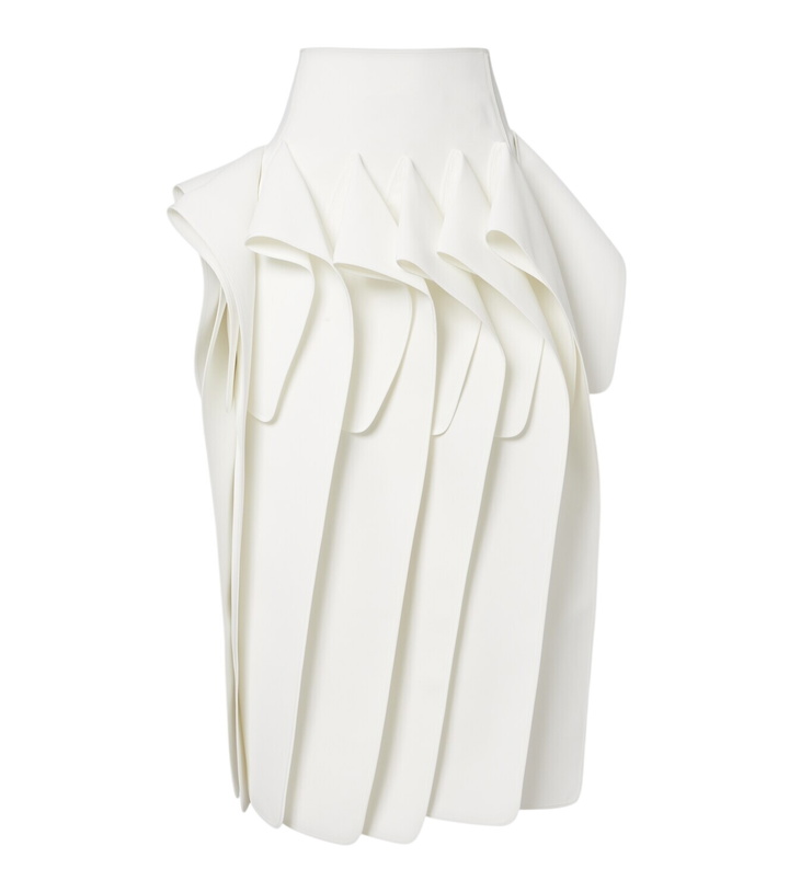 Photo: Maticevski Streaming draped midi skirt