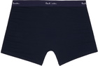 Paul Smith Three-Pack Navy Long Boxer Briefs