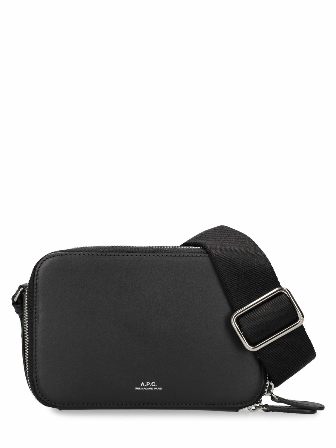 Photo: A.P.C. - Logo Leather Camera Bag