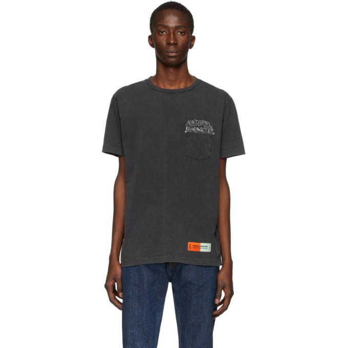 Photo: Heron Preston Black Sami Miro Vintage Edition Pocket T-Shirt