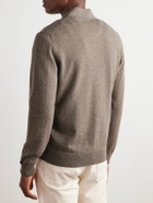 Anderson & Sheppard - Wool and Cashmere-Blend Polo Shirt - Brown