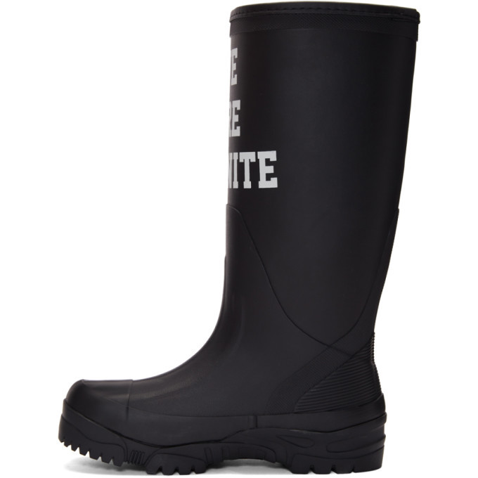 Undercover Black We Are Infinite Rain Boots Nike x Undercover display picture 3