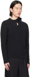 Y/Project Black Cutout Sweater
