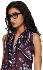 Gucci Black Rectangular Glasses