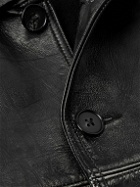 SAINT Mxxxxxx - Distressed Leather Jacket - Black
