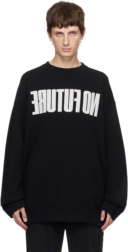 Photo: UNDERCOVER Black 'No Future' Sweatshirt
