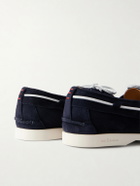 Kiton - Suede Boat Shoes - Blue