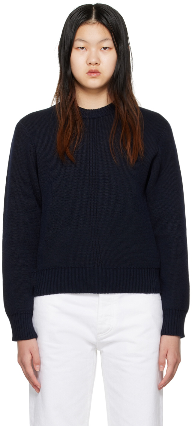 Bottega Veneta Navy Trousers main image 1