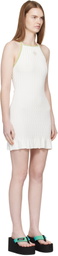 Casablanca White Strappy Tennis Minidress
