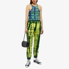 AGR Women's Happiness Sweat Pant in Yellow/Green