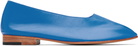 Martiniano Blue Glove Ballerina Flats