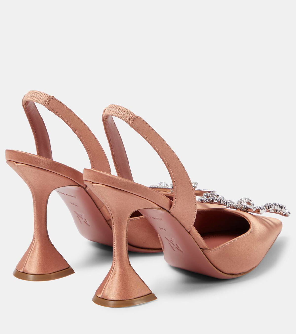 amina muaddi slingback