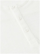 Onia - Linen-Jersey Henley T-Shirt - White