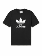 adidas Originals - Adicolor Classics Logo-Print Cotton-Jersey T-Shirt - Black