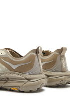 Hoka Mafate Speed 4 Lite Panelled Mesh Sneakers Brown