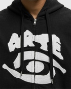 Arte Antwerp Eye Front Zip Hoodie Black Mens Zipper