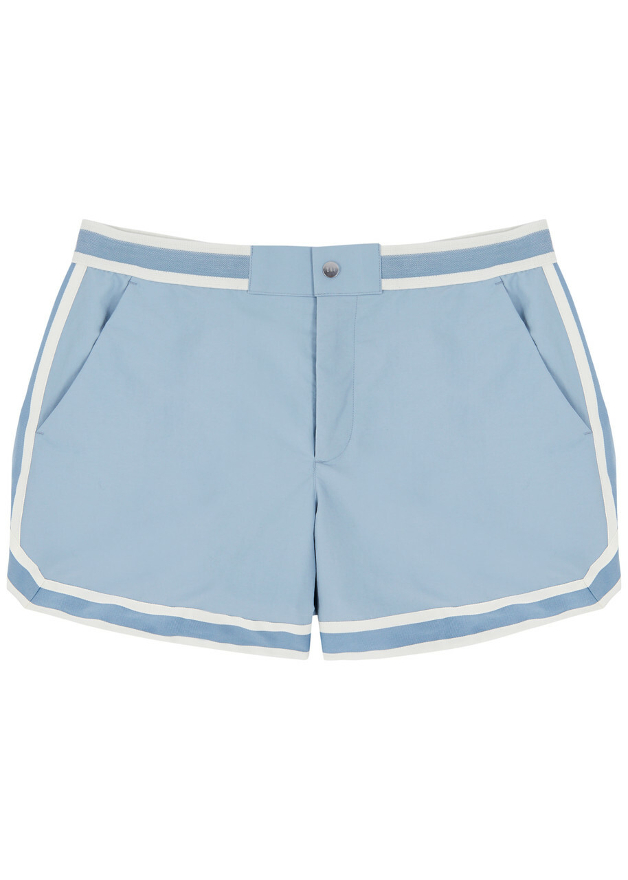 Che Baller Nylon Swim Shorts Light Blue