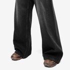 Represent Women's High Rise Wide Leg Jeans in Washed Black