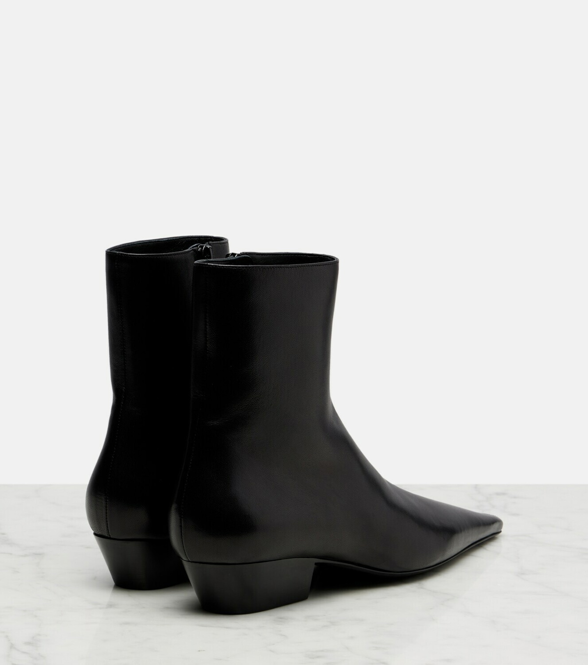 Saint Laurent Jill leather ankle boots