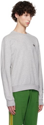 Wales Bonner Gray adidas Originals Edition Crew Sweatshirt