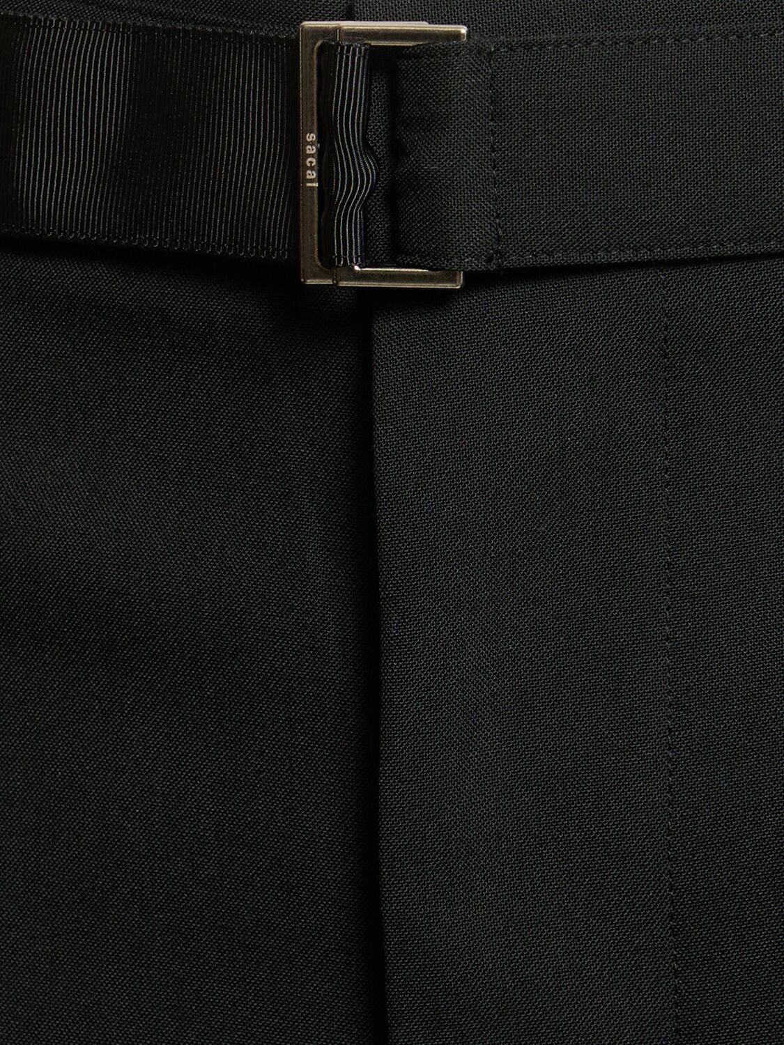 Sacai Brown Cotton Casual Pants