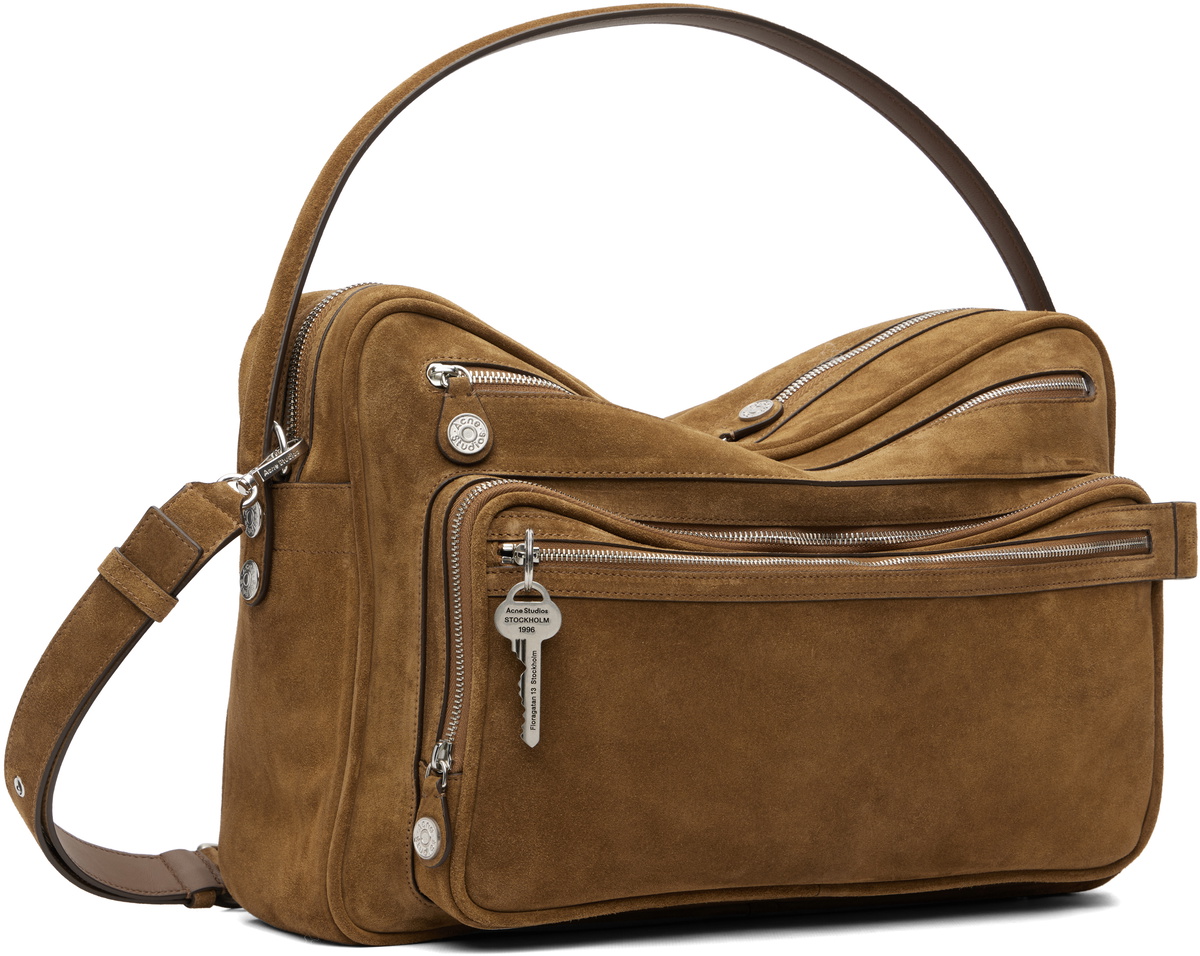 Acne Studios Brown Camero Camera Shoulder Bag