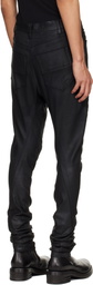 Julius Black Coated Gazelle Skinny Jeans