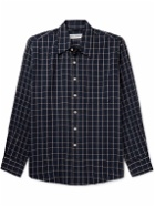 Our Legacy - Above Checked Cotton-Blend Shirt - Blue