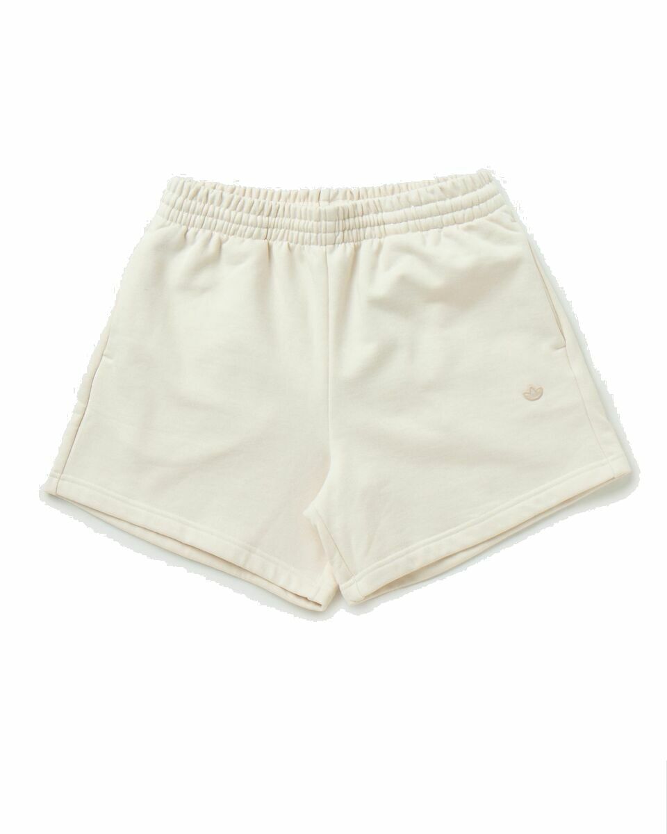 Photo: Adidas Wmns Adicolor French Terry No Dye Shorts White - Womens - Casual Shorts