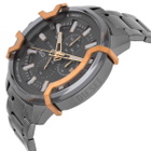 Diesel Griffed Chronograph Quartz Grey Dial Mens Watch DZ4668