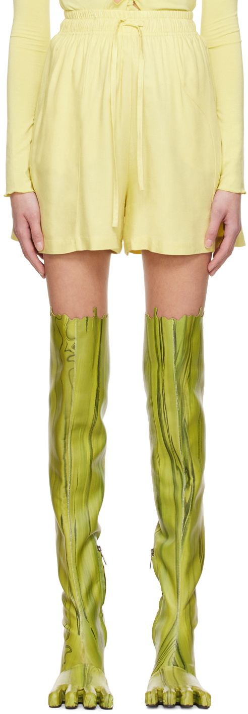 AVAVAV Yellow Holy Bowling Shorts